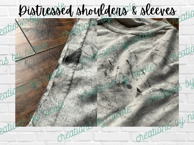 Distressed Melting Smiley Shirt