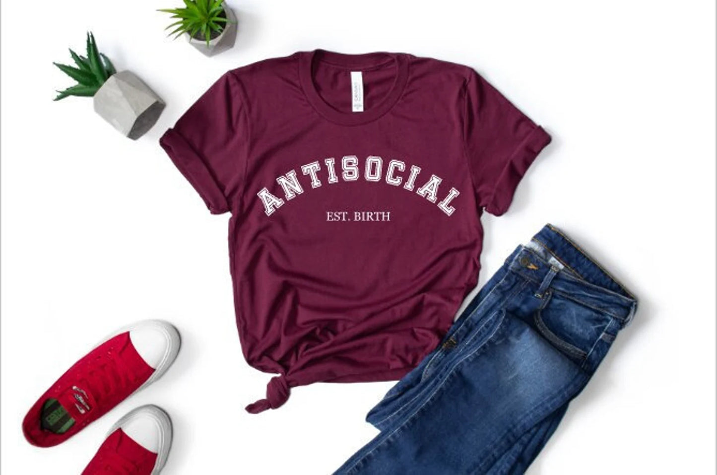 Antisocial EST Birth Shirt