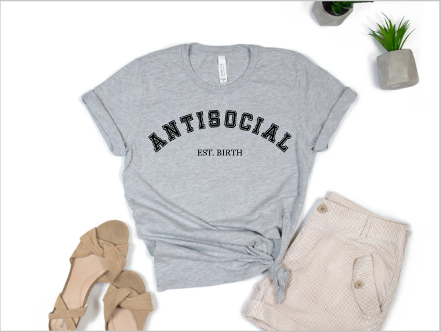 Antisocial EST Birth Shirt