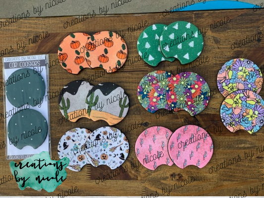 Neoprene Car Coasters