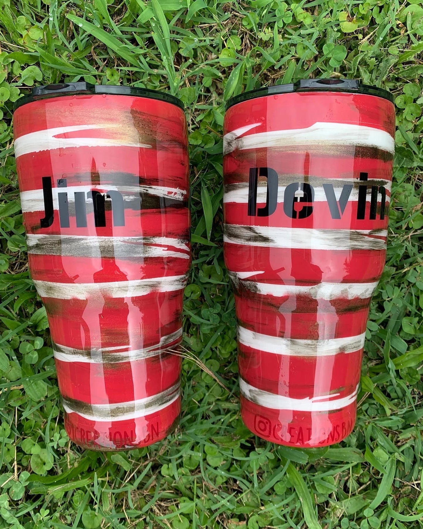 Distressed American Flag Tumbler
