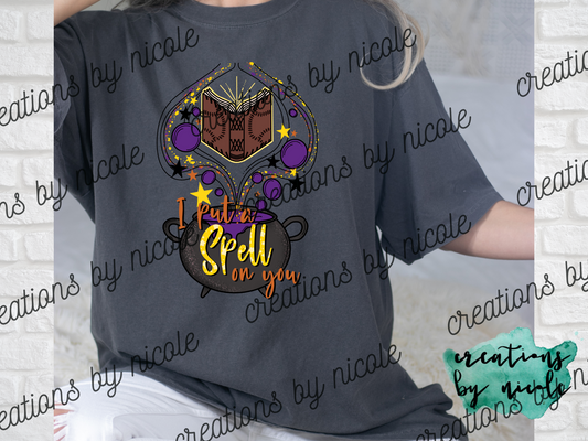 I Put A Spell On You Book Shirt