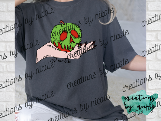 Just One Bite Poison Apple Shirt