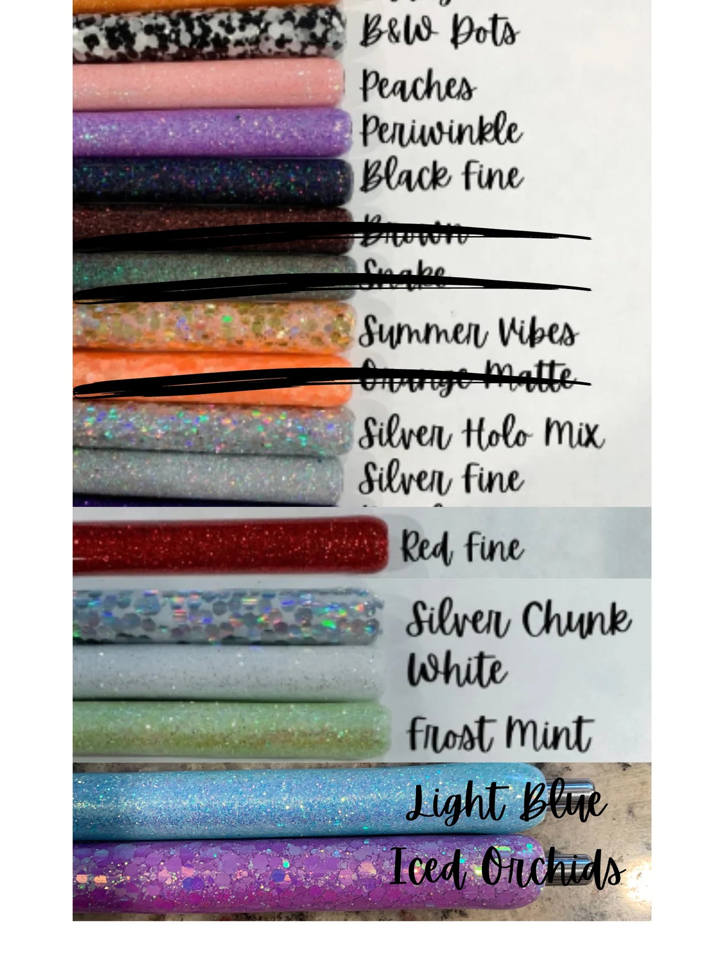 Custom Glitter Paper Mate Inkjoy Gel Pens - 0.7mm Black Ink