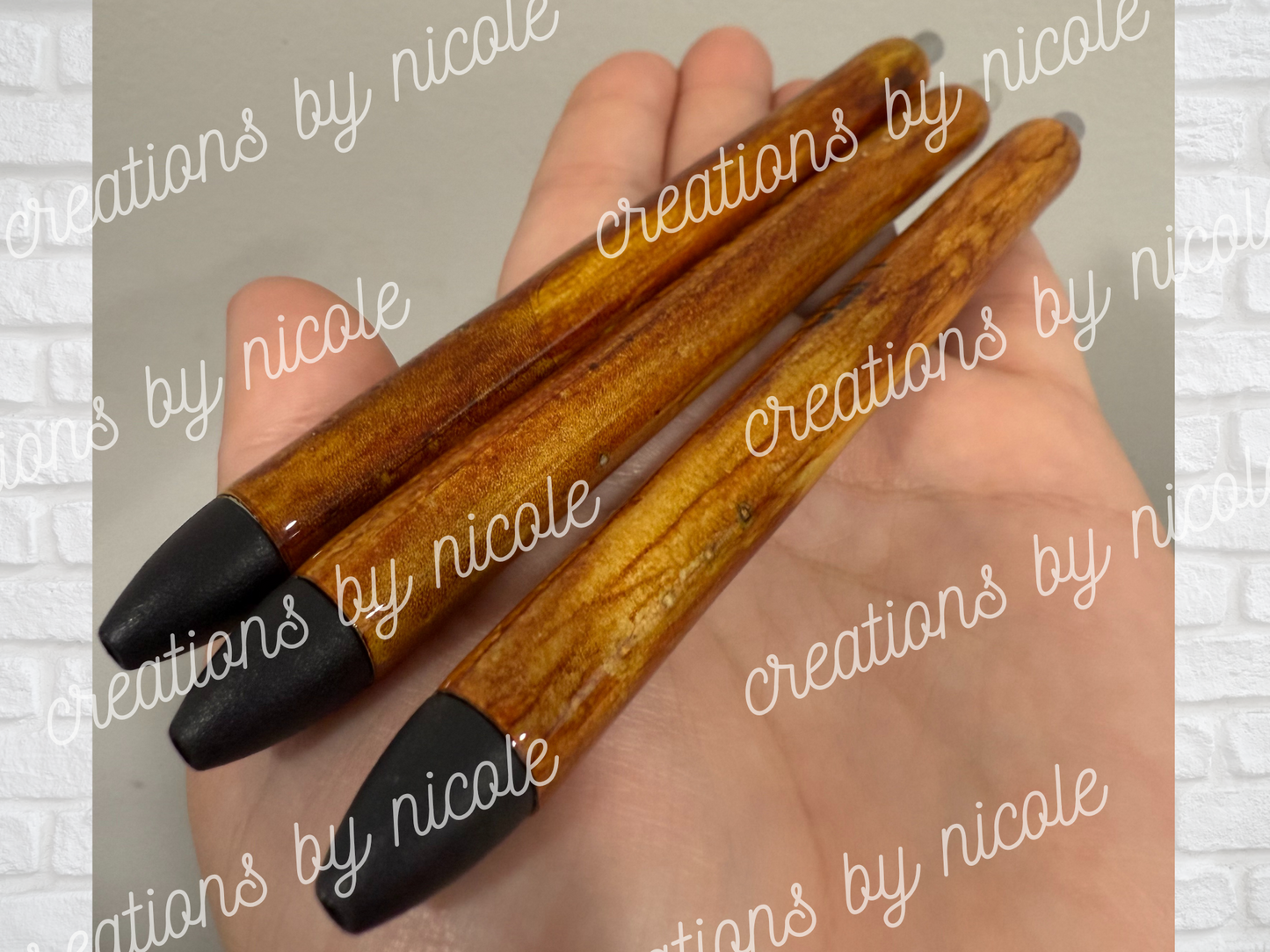 Faux Wood Grain Paper Mate Inkjoy Gel Pen 0.7mm Black Ink