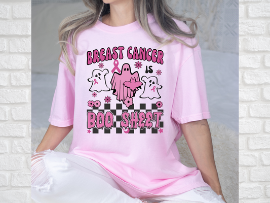 Breast Cancer is Boo Sheet Breast Cancer Awareness Shirt